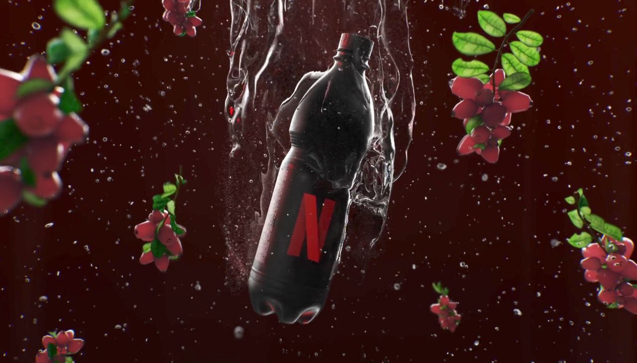 Neflix drink bottle