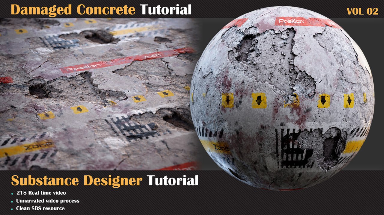 Damaged Concrete Tutorial VOL-02