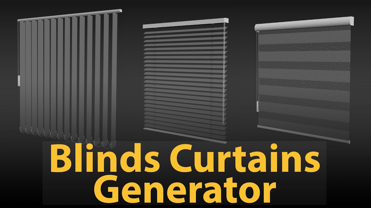 Blinds Curtains Generator V1.0